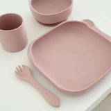 Juego de cubiertos rosa