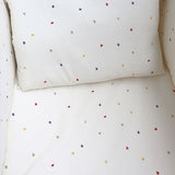 Colorful Stars Organic Cotton Duvet Cover Set