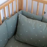 Protector de Cama Completo de Algodón Orgánico Little Garden