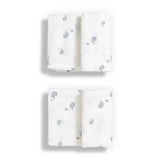 Pack de 2 Pañales de Algodón Orgánico Elefantes