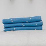 Pack de 2 Fraldas em Algodão Orgânico City Blue