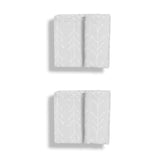 Paquete de 2 pañales de algodón orgánico nórdico gris