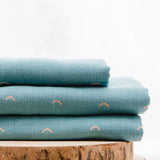Pack de 2 Fraldas em Algodão Orgânico Ocean Green