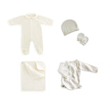 Kit Primeira Roupa em Algodão Orgânico Soft Sky
