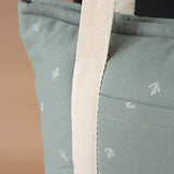 Bolsa organizadora de carrito en algodón orgánico Little Garden