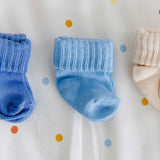 Lot de 7 paires de chaussettes bleues