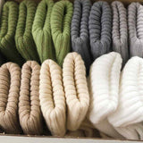 Lot de 7 paires de chaussettes vertes