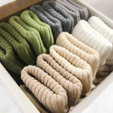 Lot de 7 paires de chaussettes vertes
