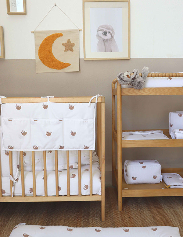Organizador de Berço em Algodão Orgânico Sleepy