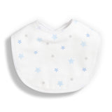 Pack de 2 Babetes em Algodão Orgânico Estrelas Azuis