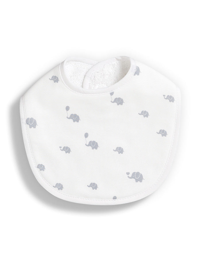 Pack de 2 Babetes em Algodão Orgânico Elefantes