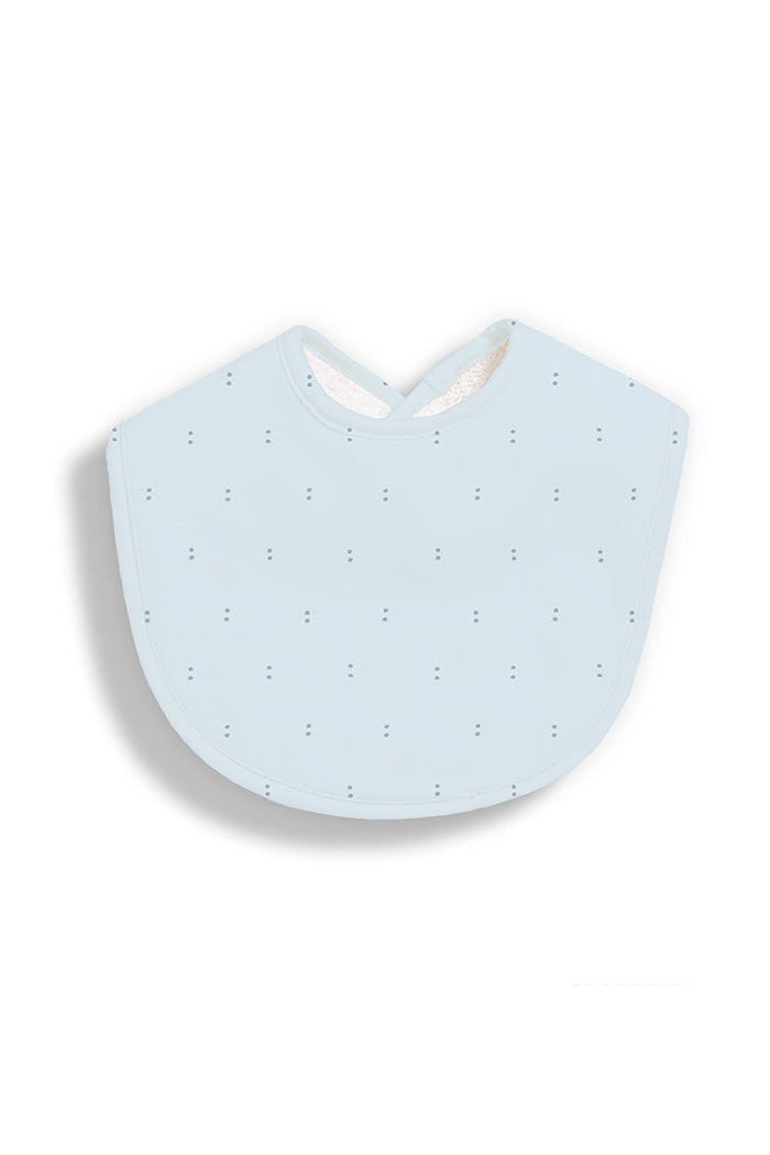 Pack de 2 Babetes em Algodão Orgânico Little Dots Blue
