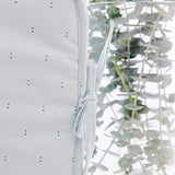 Documentos en Algodón Orgánico Little Dots Azul