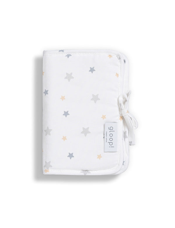 Porta Documentos em Algodão Orgânico Estrelas