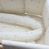 Organic Cotton Colorful Stars Full Bed Protector