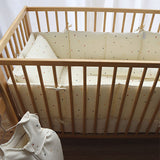 Organic Cotton Colorful Stars Full Bed Protector