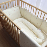 Organic Cotton Colorful Stars Full Bed Protector