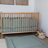 Protector de Cama Completo de Algodón Orgánico Little Garden