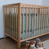 Protector de Cama Completo de Algodón Orgánico Little Garden