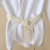 Robe em Algodão Orgânico Branco e Little Dots
