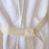 Robe em Algodão Orgânico Branco e Little Dots