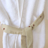 Robe em Algodão Orgânico Branco e Mushrooms