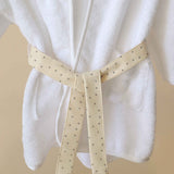 Robe em Algodão Orgânico Branco e Natural