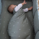 Protector de Cama Completo de Algodón Orgánico Little Garden