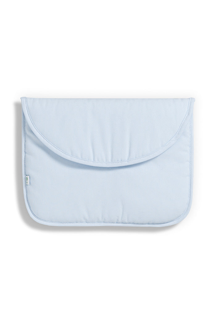 Saco Primeira Roupa em Algodão Orgânico Liso Azul