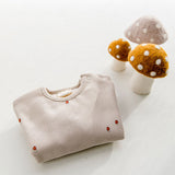 Sudadera de invierno de algodón orgánico Mushrooms