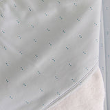 Toalla de baño de algodón orgánico Little Dots Blue