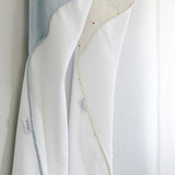 Toalla de baño de algodón orgánico Little Dots Blue