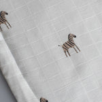 Topponcciono em Algodão Orgânico Zebra