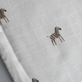 Topponcciono em Algodão Orgânico Zebra