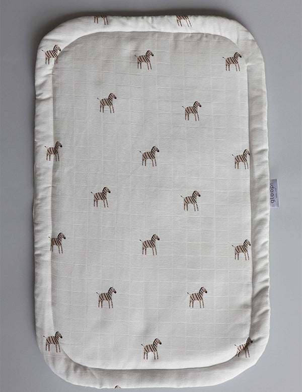 Topponcciono em Algodão Orgânico Zebra