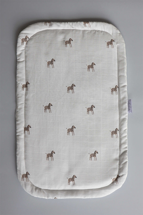 Topponcciono em Algodão Orgânico Zebra