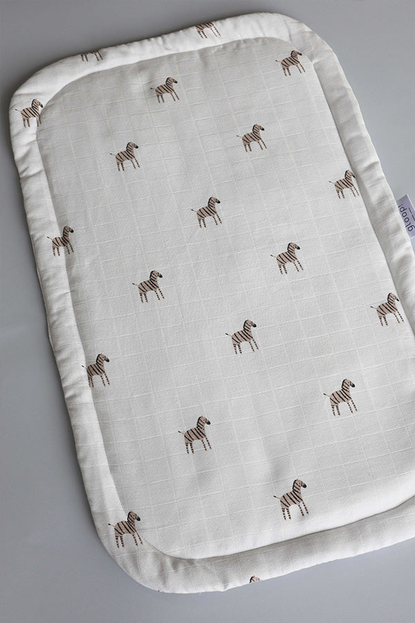 Topponcciono em Algodão Orgânico Zebra