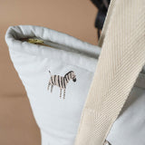Zebra Organic Cotton Pram Organiser Bag