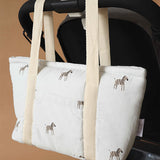Zebra Organic Cotton Pram Organiser Bag